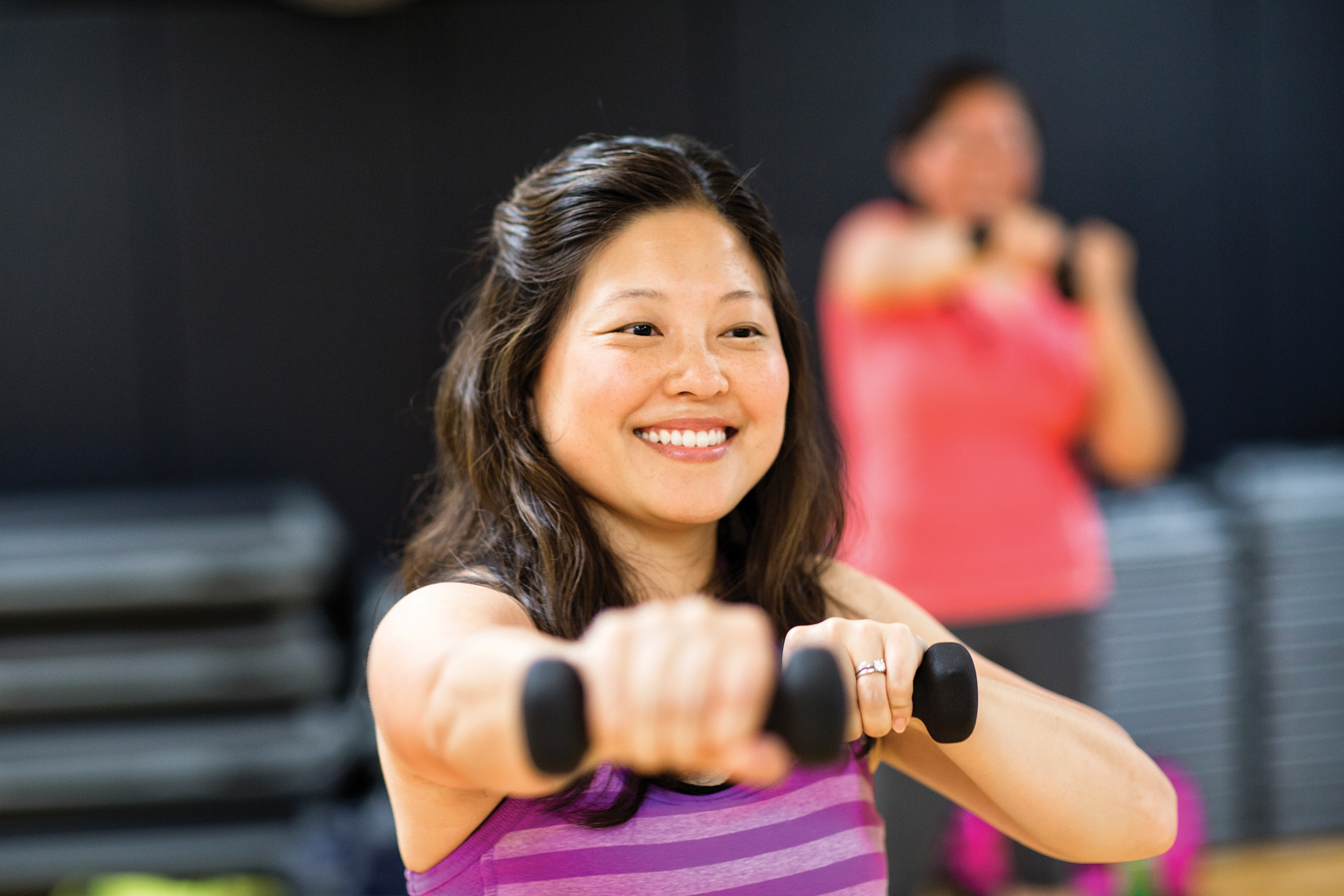girl with small weights
